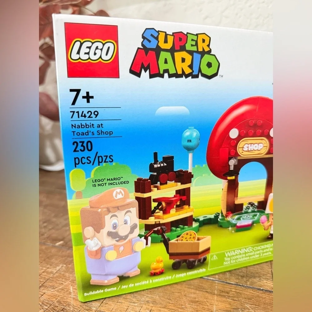 LEGO 71429 Super Mario Nabbit at Toad’s Shop Expansion Set Building Toy 230pc